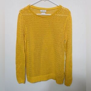 Van Heusen Mustard Knit Sweater